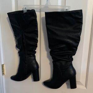 Black Knee-High Women's Boots